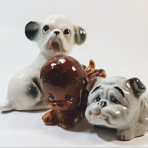 Set of 3 Vintage Dog Figurines